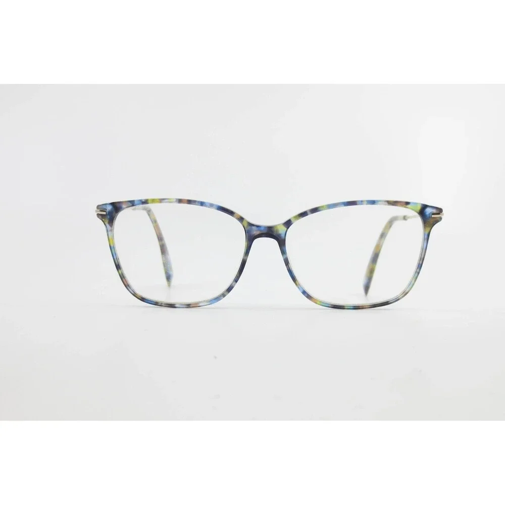 JF Rey Eyeglasses Blue Yellow Tortoise Cat Eye Frames France 52-16-135 37621